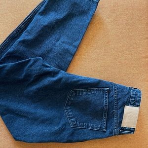 Zara Ocean Blue Mom Jeans